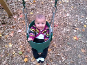 Roya at the playground
